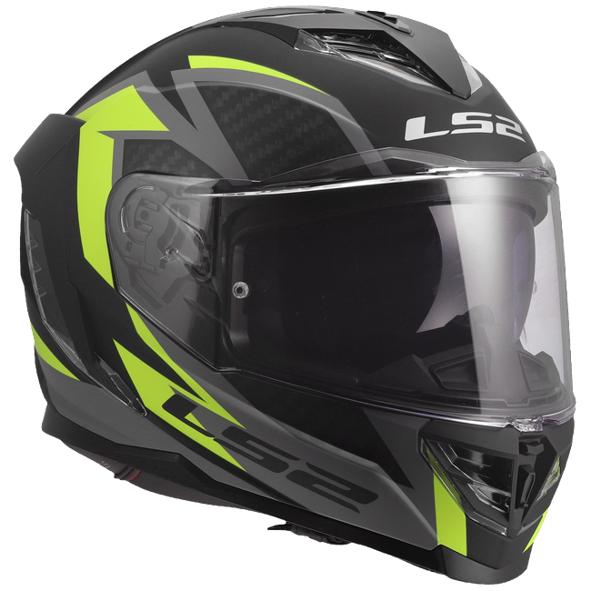 LS2 FF818 Storm III Helmet – Dynamo Black/Hi-Vis Yellow