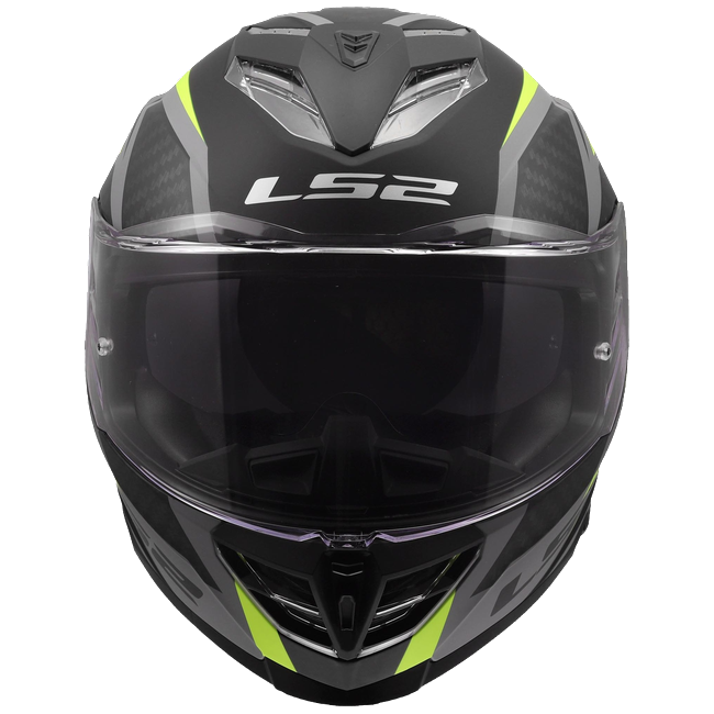 LS2 FF818 Storm III Helmet – Dynamo Black/Hi-Vis Yellow