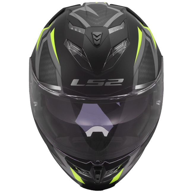 LS2 FF818 Storm III Helmet – Dynamo Black/Hi-Vis Yellow