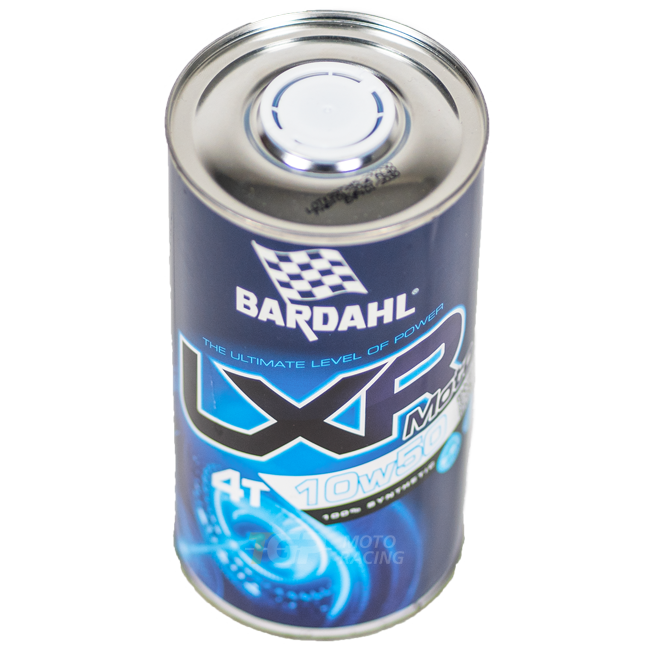 Bardahl Plasma LXR 10W50 1-litre fully synthetic motorcycle engine oil bottle