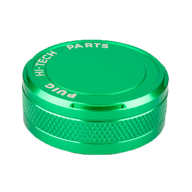 Puig CNC aluminium rear brake fluid reservoir cap for Kawasaki ZX-4RR anodised colour