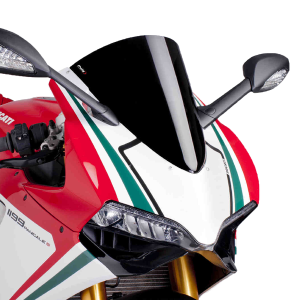 Puig R-Racer windscreen for Ducati Panigale 1199/R/S 2012-2017, part 5990