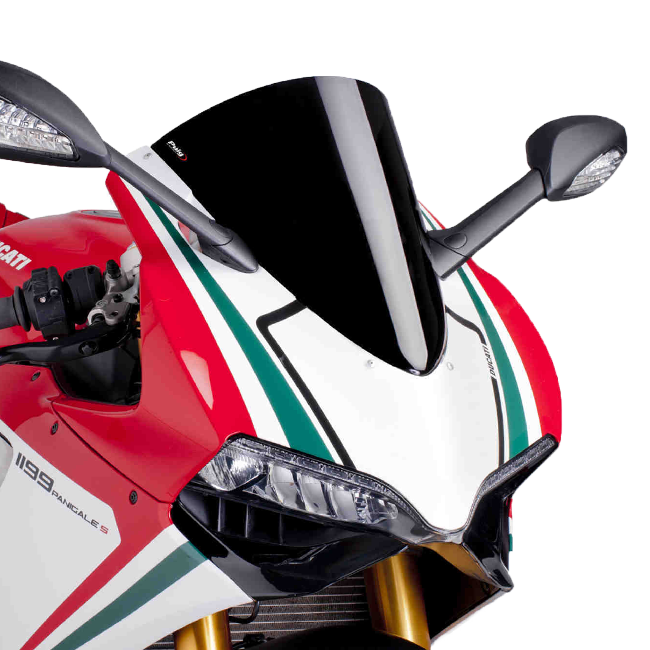 Puig R-Racer windscreen for Ducati Panigale 1199/R/S 2012-2017, part 5990