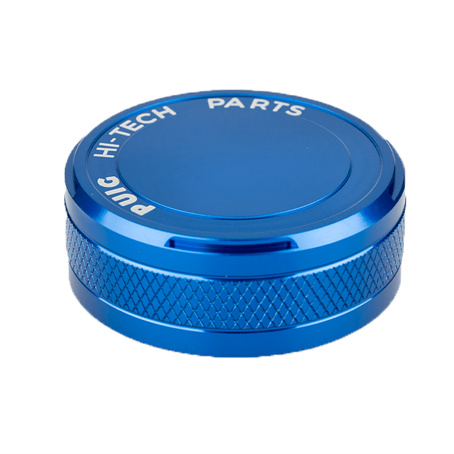 Puig CNC aluminium rear brake fluid reservoir cap for Kawasaki ZX-4RR anodised colour