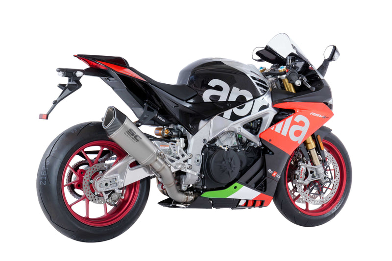 SC-Project SC1-R slip-on silencer for Aprilia RSV4 RR RF 2018-2020 titanium carbon