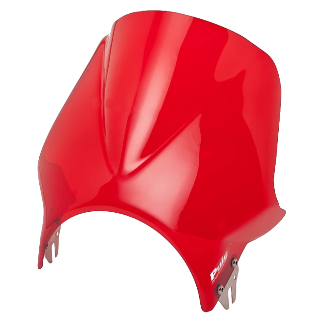 Puig Windy Windscreen for Royal Enfield Continental GT 650 (2021–2026) – Red