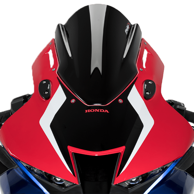 Puig black anodised aluminium mirror covers for Honda CBR 1000 RR-R SC82