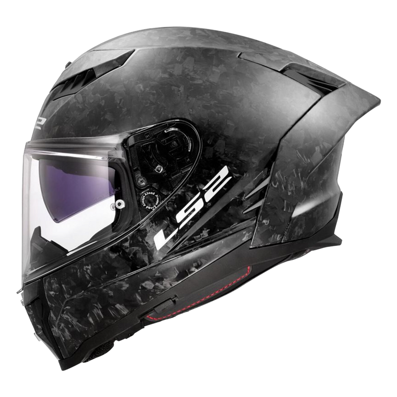 LS2 FF807 Dragon Carbon Helmet – Forged Gloss Carbon – view 1