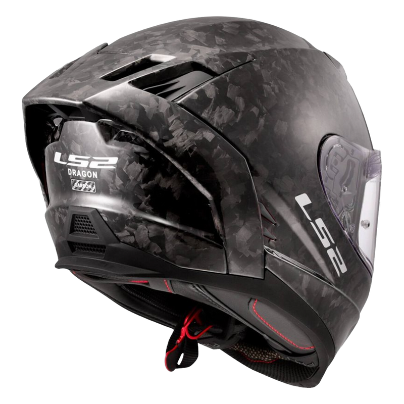 LS2 FF807 Dragon Carbon Helmet – Forged Gloss Carbon – view 4