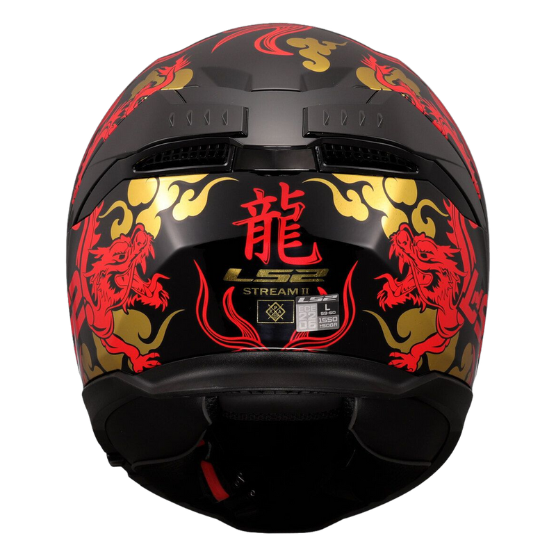 LS2 FF808 Stream II Helmet – Drako Black/Red