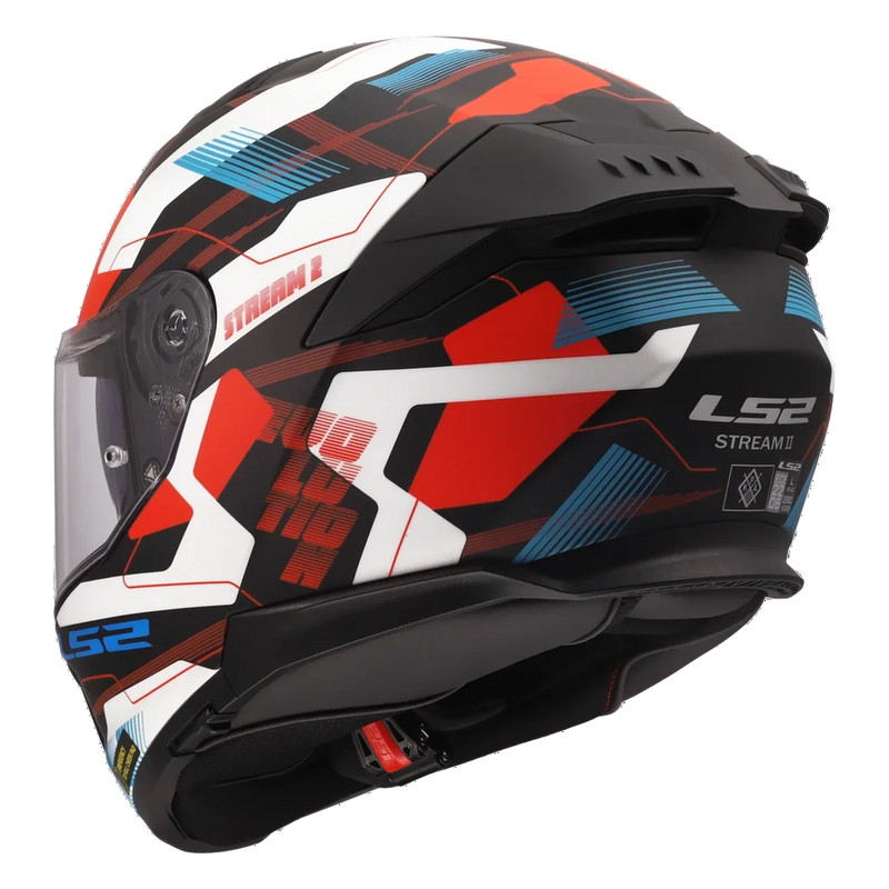 LS2 FF808 Stream II Helmet – Mika White/Blue/Red