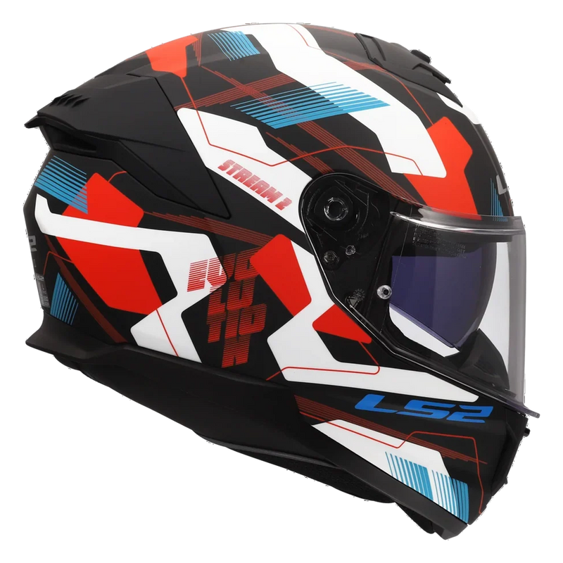 LS2 FF808 Stream II Helmet – Mika White/Blue/Red