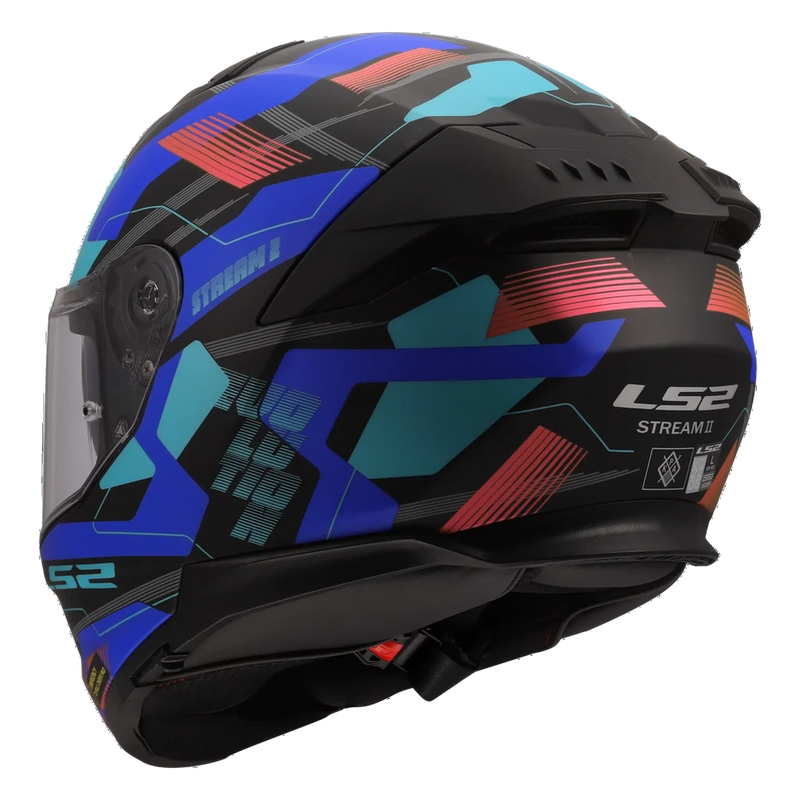 LS2 FF808 Stream II Helmet – Mika Black/Blue
