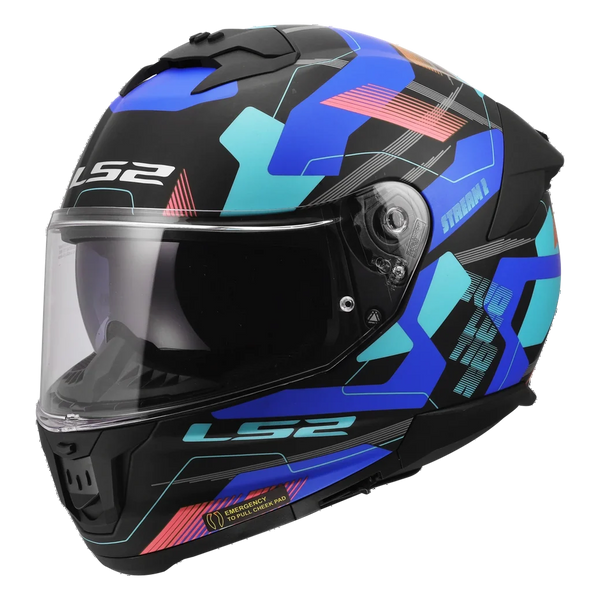 LS2 FF808 Stream II Helmet – Mika Black/Blue
