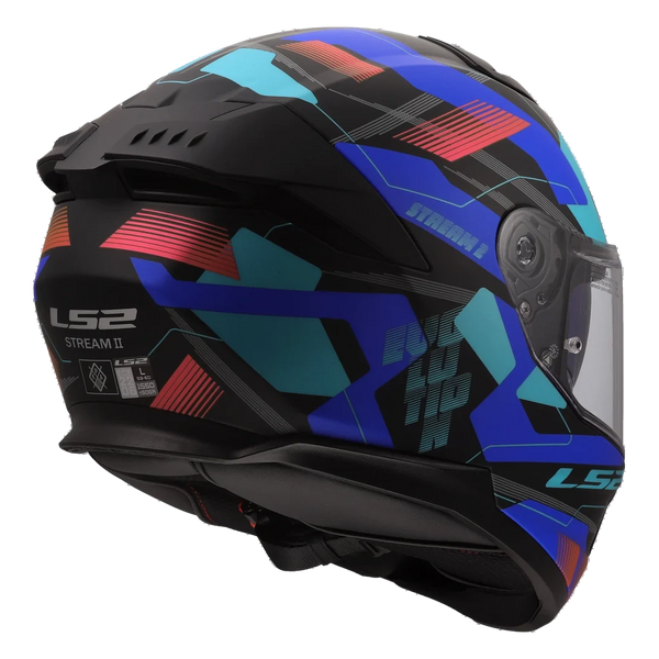 LS2 FF808 Stream II Helmet – Mika Black/Blue
