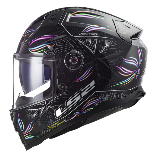 LS2 FF811 Vector II Helmet – Tropical Black/White