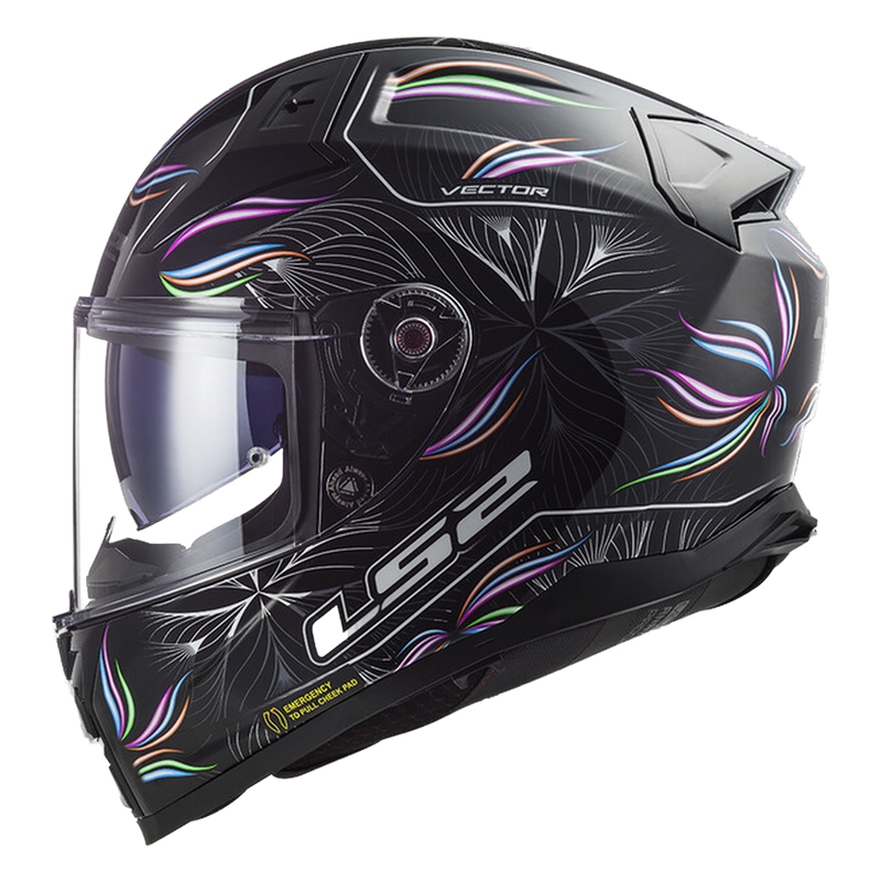 LS2 FF811 Vector II Helmet – Tropical Black/White