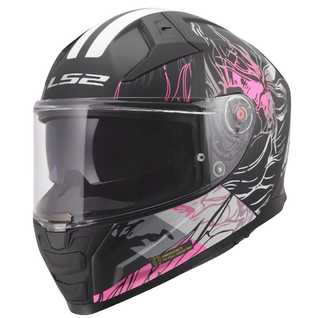 LS2 FF811 Vector II Helmet – Darflo Matt Black/Pink