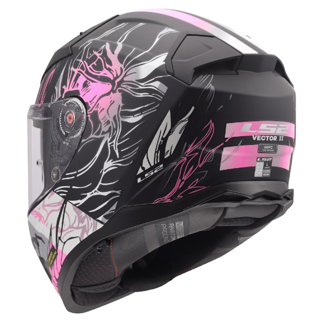 LS2 FF811 Vector II Helmet – Darflo Matt Black/Pink