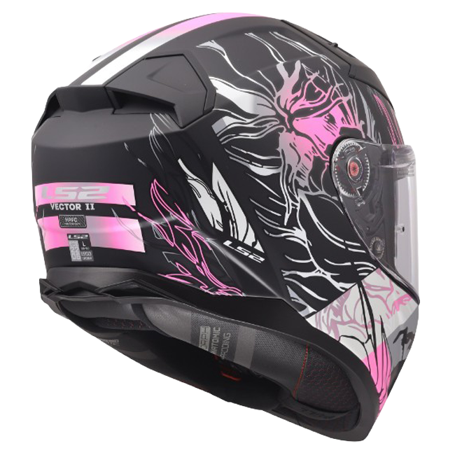 LS2 FF811 Vector II Helmet – Darflo Matt Black/Pink