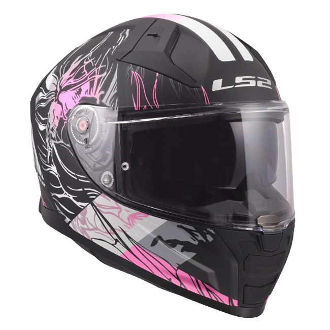 LS2 FF811 Vector II Helmet – Darflo Matt Black/Pink