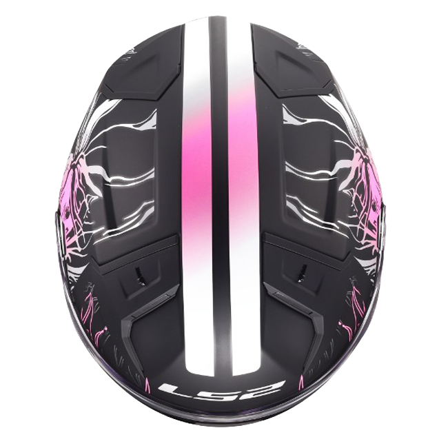 LS2 FF811 Vector II Helmet – Darflo Matt Black/Pink