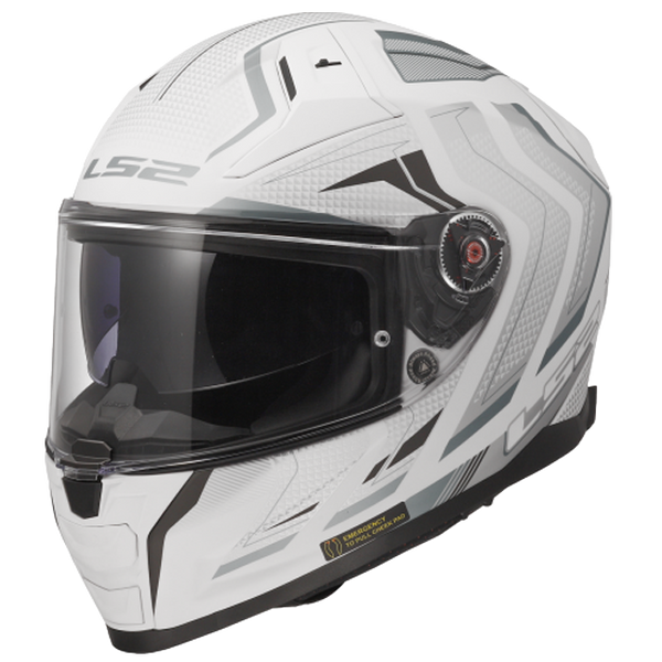LS2 FF811 Vector II Helmet – Alizer Matt White/Silver