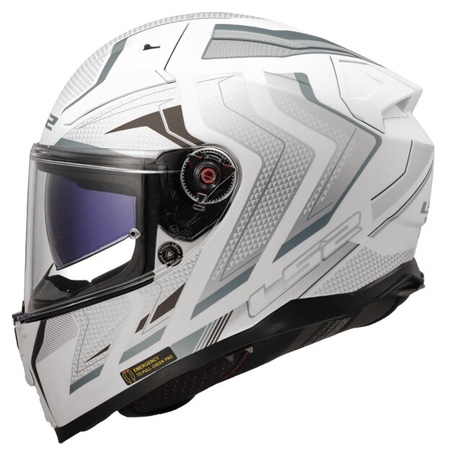 LS2 FF811 Vector II Helmet – Alizer Matt White/Silver