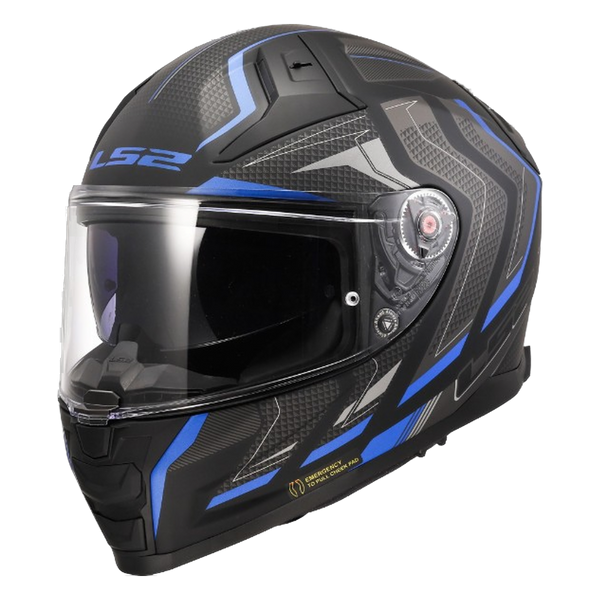 LS2 FF811 Vector II Helmet – Alizer Matt Black/Blue