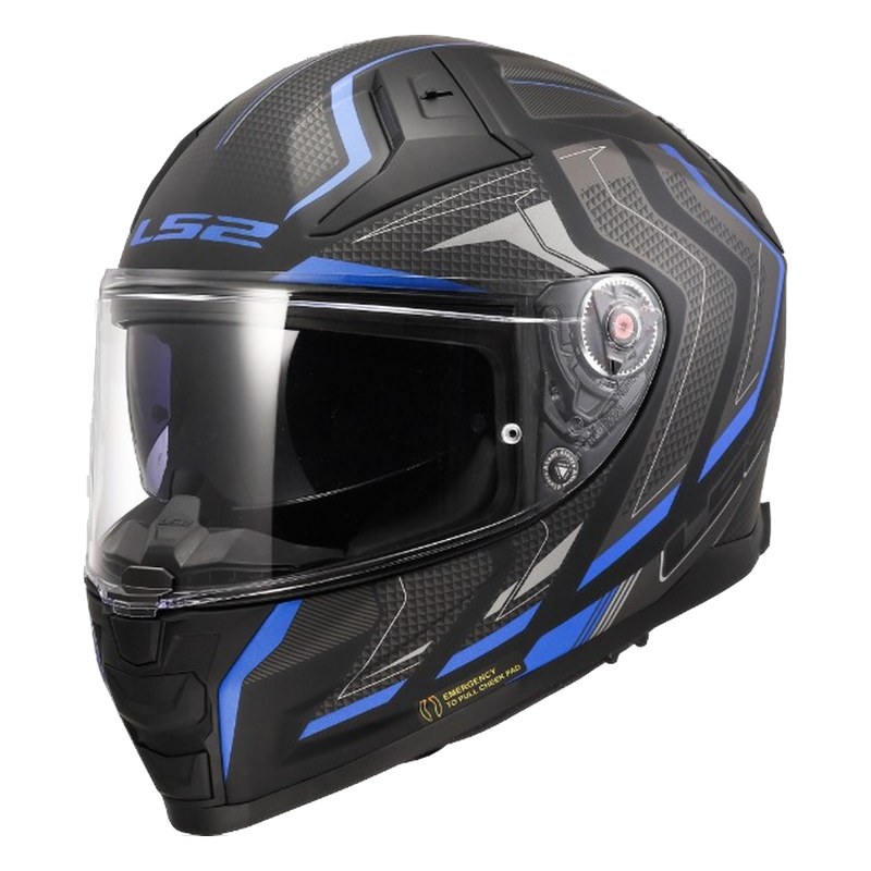LS2 FF811 Vector II Helmet – Alizer Matt Black/Blue