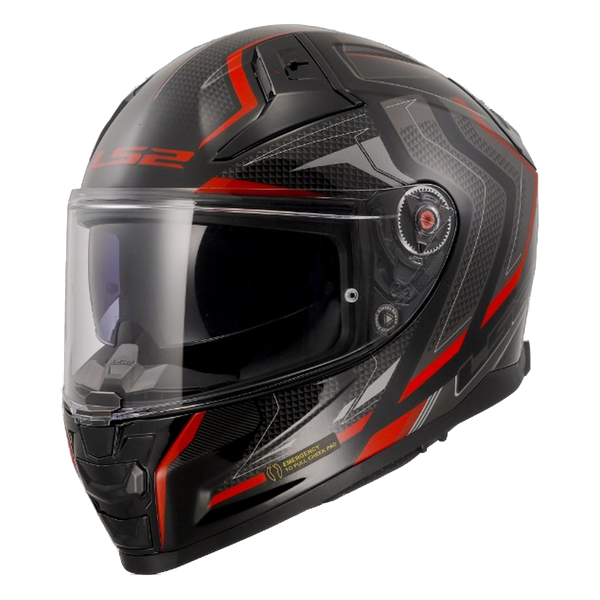 LS2 FF811 Vector II Helmet – Alizer Black/Red