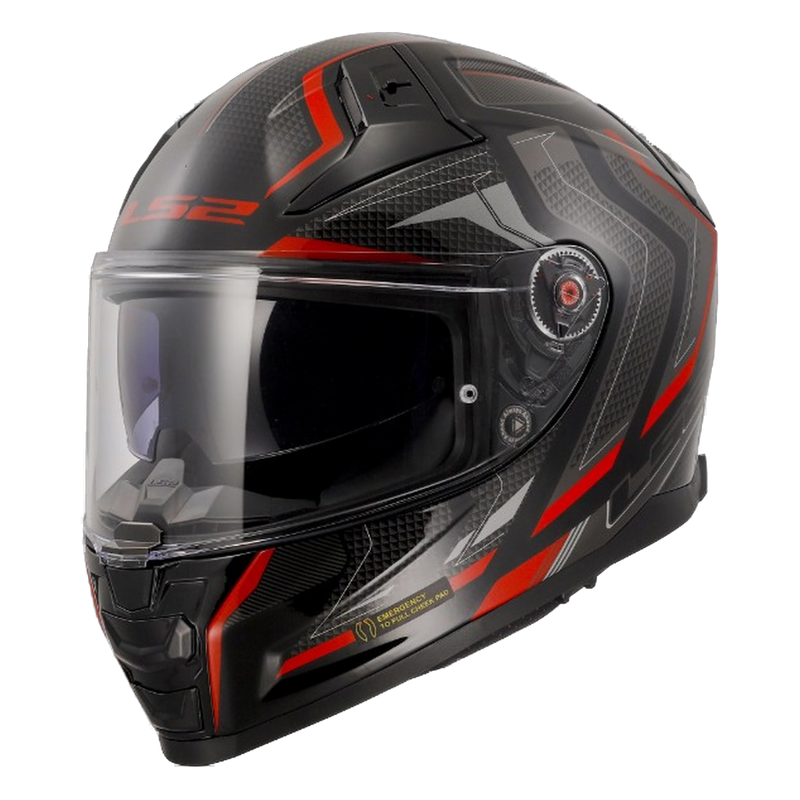 LS2 FF811 Vector II Helmet – Alizer Black/Red