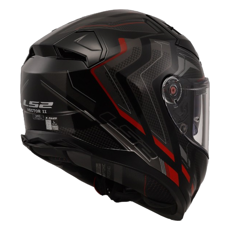 LS2 FF811 Vector II Helmet – Alizer Black/Red