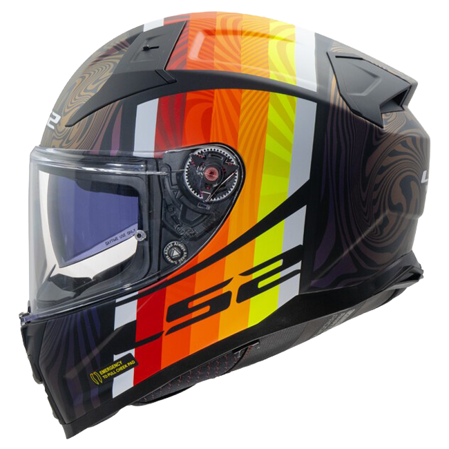 LS2 FF811 Vector II Helmet – Freedom Matt Black/Chameleon