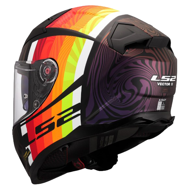 LS2 FF811 Vector II Helmet – Freedom Matt Black/Chameleon