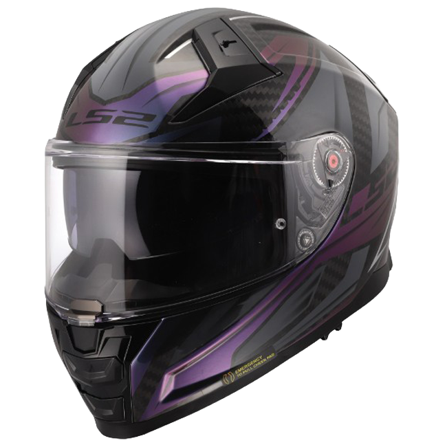 LS2 FF811 Vector II Carbon Helmet – Savage Chameleon