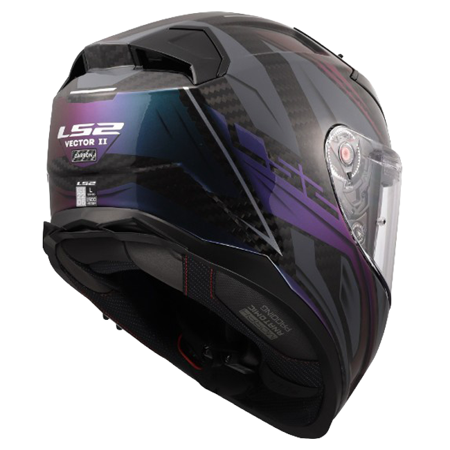LS2 FF811 Vector II Carbon Helmet – Savage Chameleon