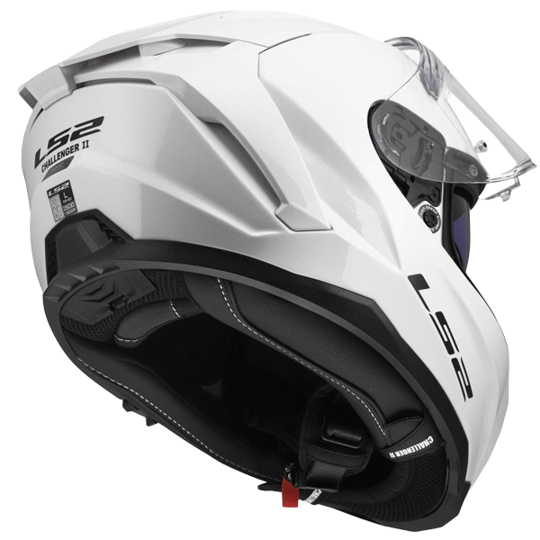 LS2 FF817 Challenger II Helm – Solid White