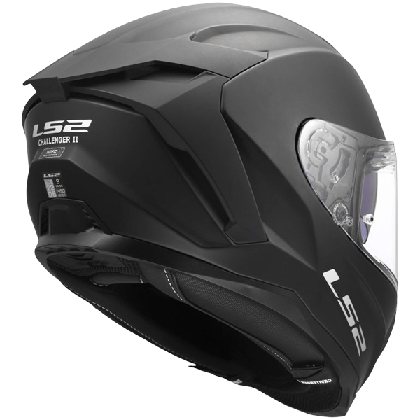 LS2 FF817 Challenger II Helm – Solid Matt Black