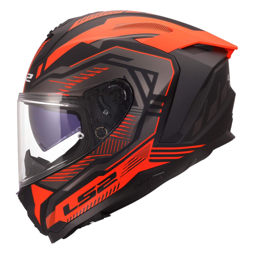 LS2 FF817 Challenger II Helm – Dravix Red
