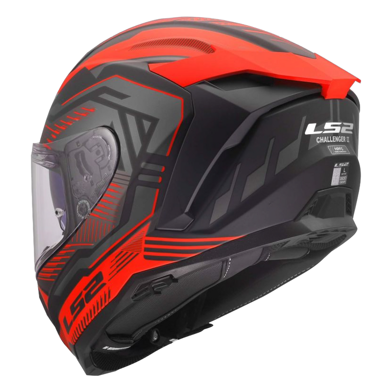 LS2 FF817 Challenger II Helmet – Dravix Red