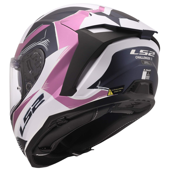 LS2 FF817 Challenger II Helm – Flaman Lavender