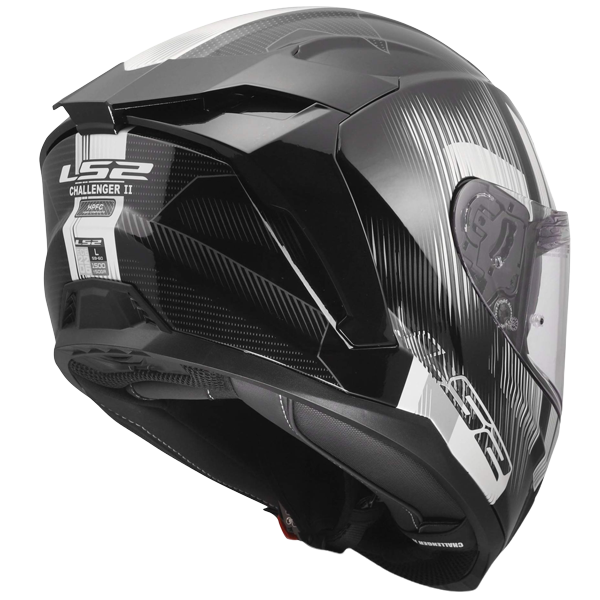 LS2 FF817 Challenger II Helm – Nitro Black/Grey
