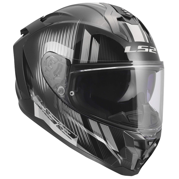 LS2 FF817 Challenger II Helm – Nitro Black/Grey