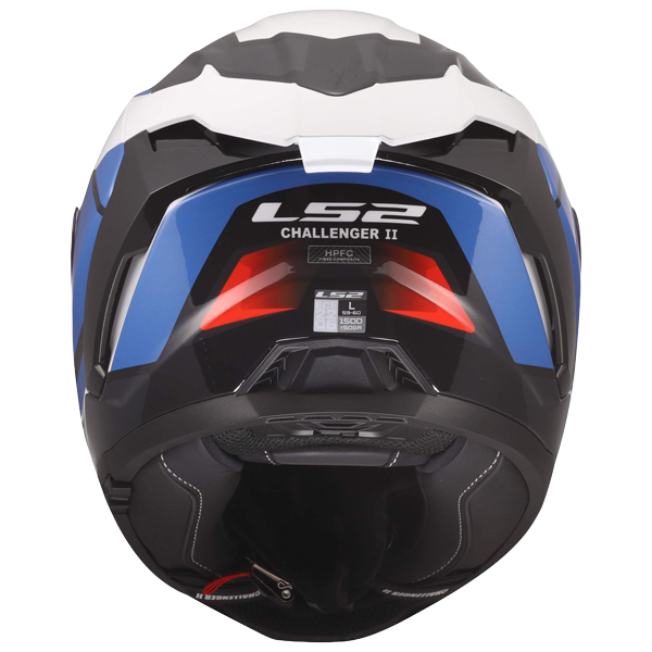 LS2 FF817 Challenger II Helm – Viper White/Blue/Red