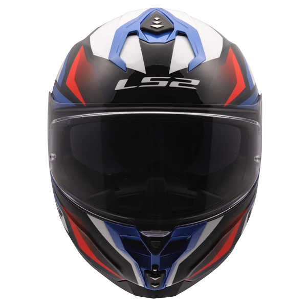 LS2 FF817 Challenger II Helm – Viper White/Blue/Red