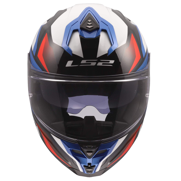 LS2 FF817 Challenger II Helm – Viper White/Blue/Red