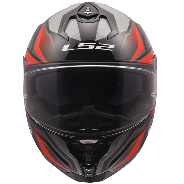 LS2 FF817 Challenger II Helm – Viper Grey/Red