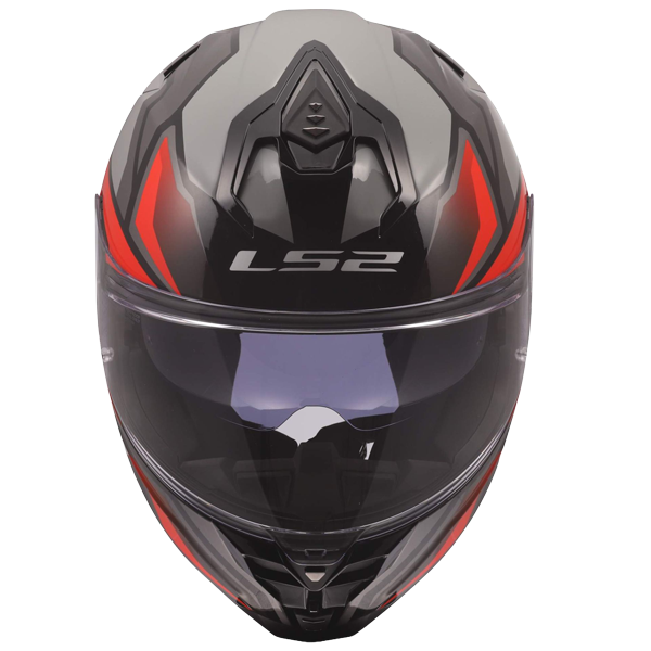 LS2 FF817 Challenger II Helm – Viper Grey/Red