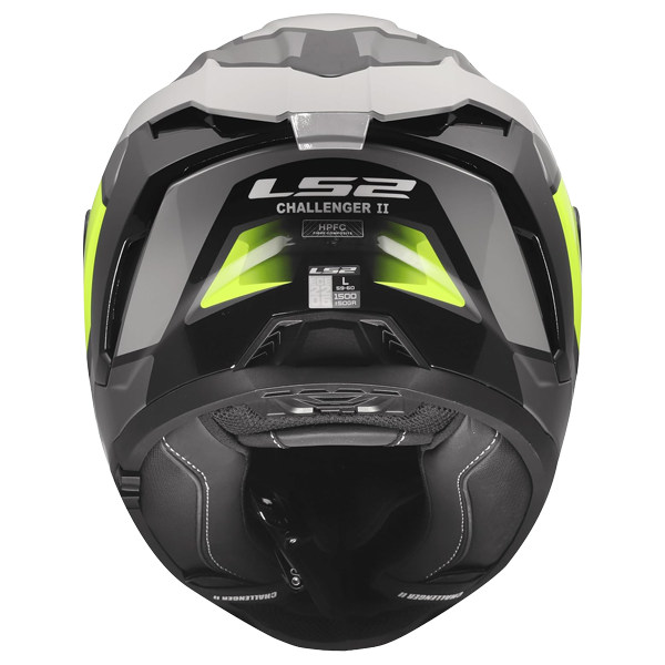 LS2 FF817 Challenger II Helm – Viper Grey/Hi-Vis Yellow